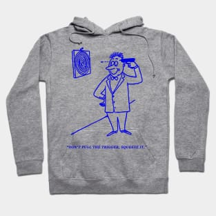 Squeeze the Trigger - Vintage Illustration Hoodie